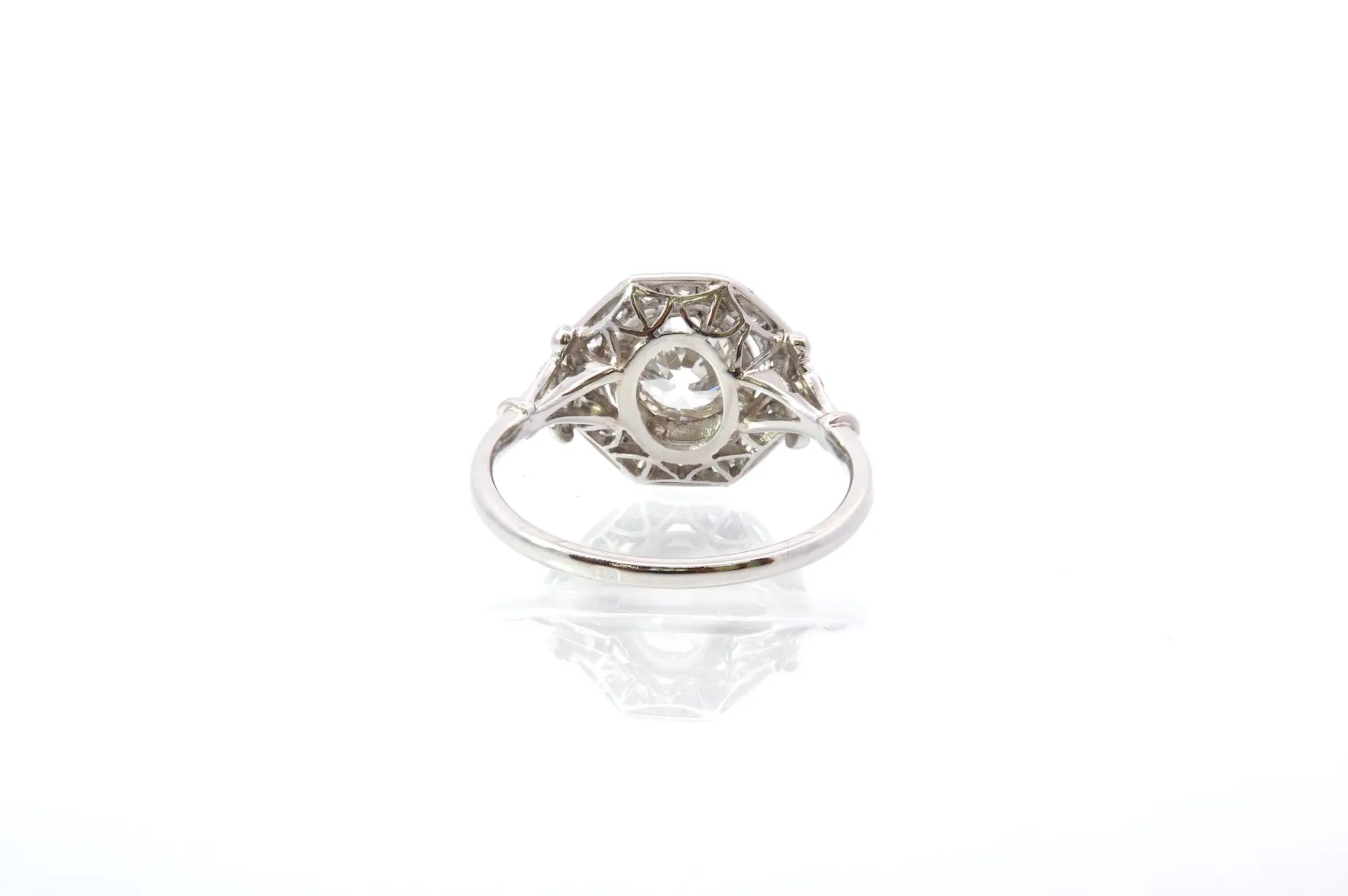 Bottazzi Blondeel Bague art déco vintage sertie de diamants Best