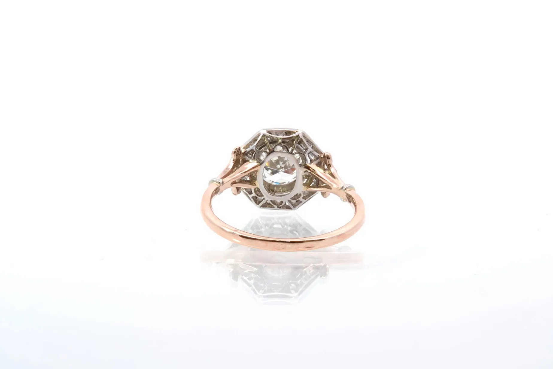 Bottazzi Blondeel Bague art déco vintage sertie de diamants Flash Sale