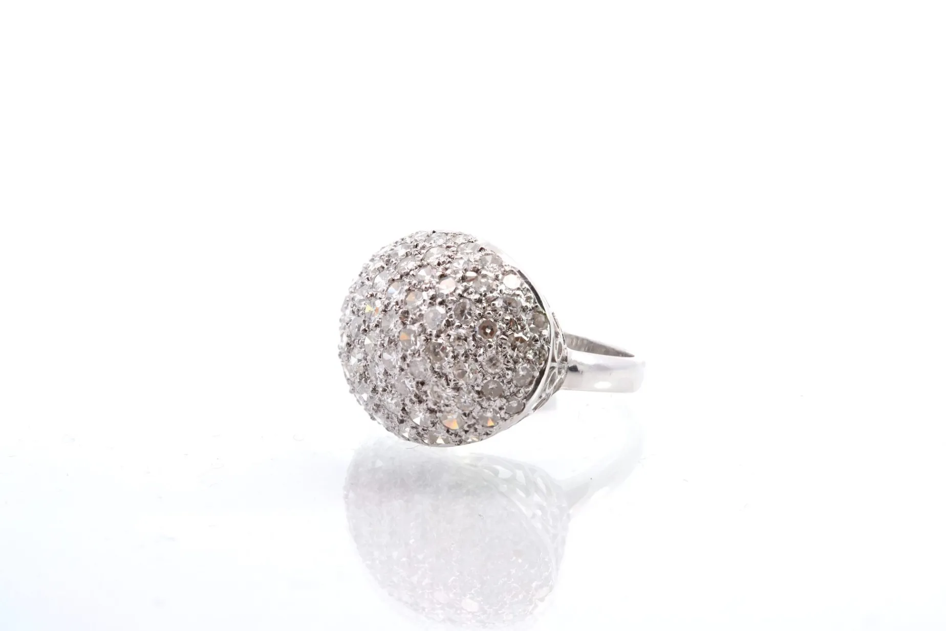 Bottazzi Blondeel Bague boule diamants en or 18k Sale