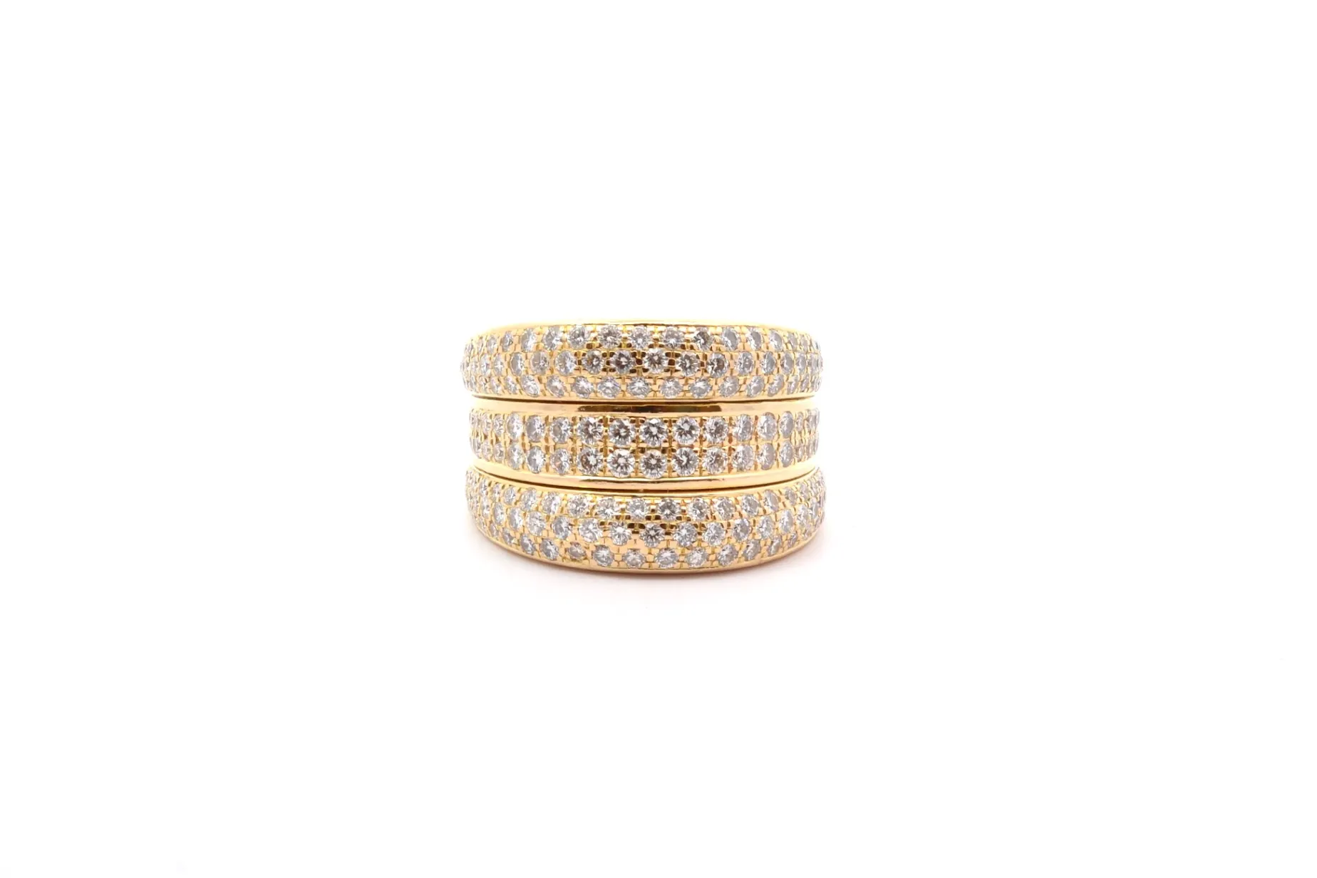 Bottazzi Blondeel Bague Chopard Strada diamants en or 18k Hot