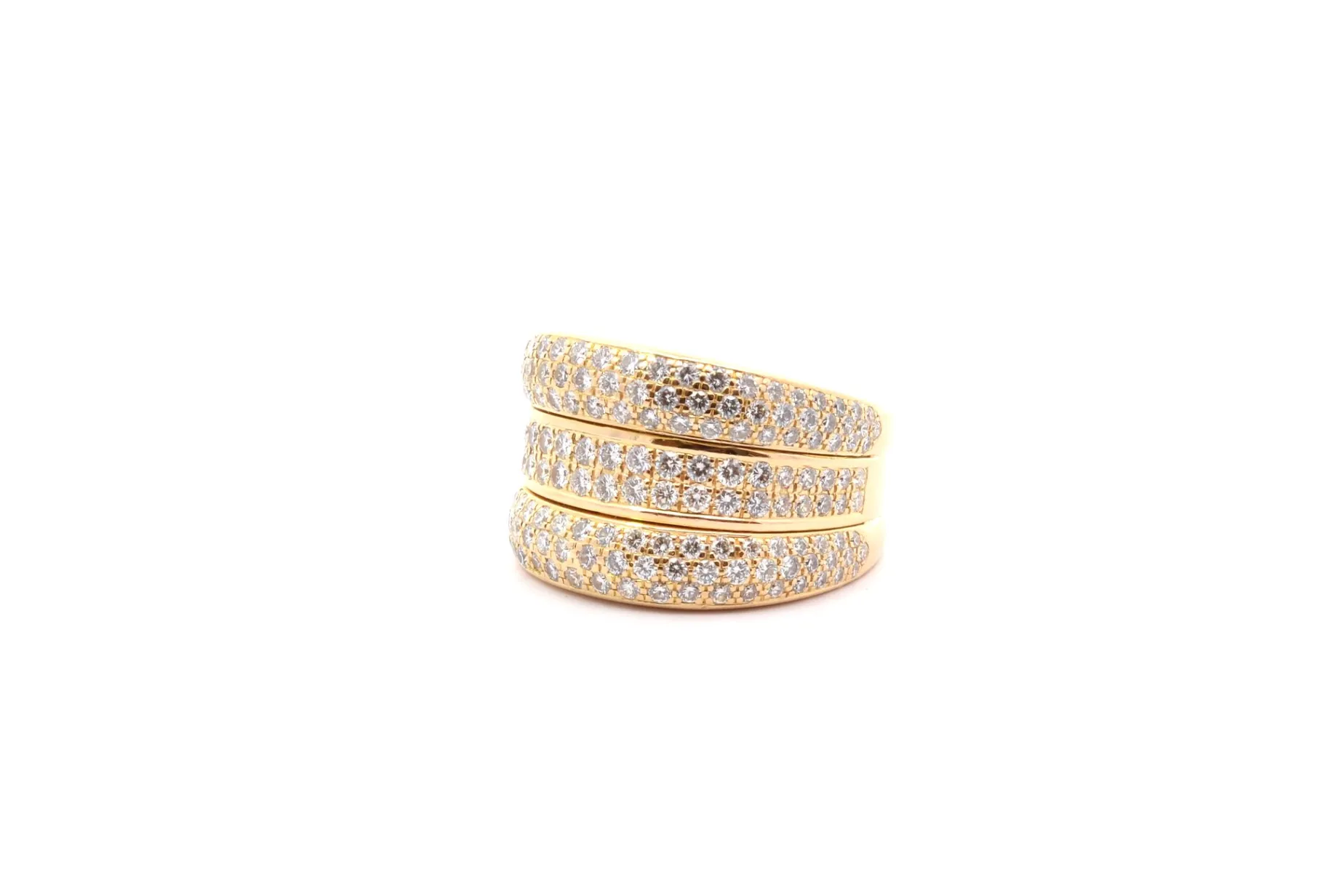 Bottazzi Blondeel Bague Chopard Strada diamants en or 18k Hot