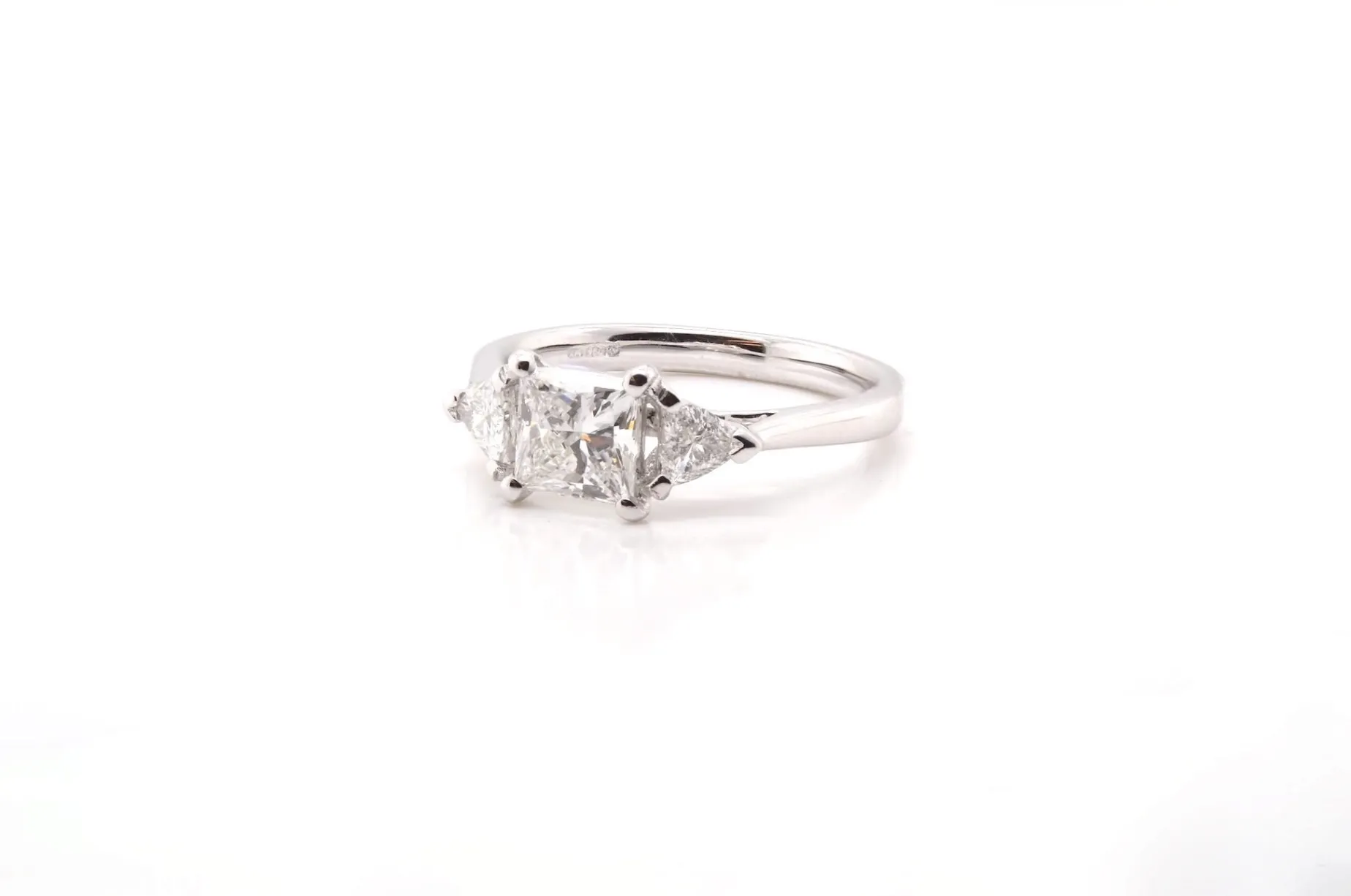 Bottazzi Blondeel Bague diamant taille princesse de 0,92ct F Vs1 Flash Sale