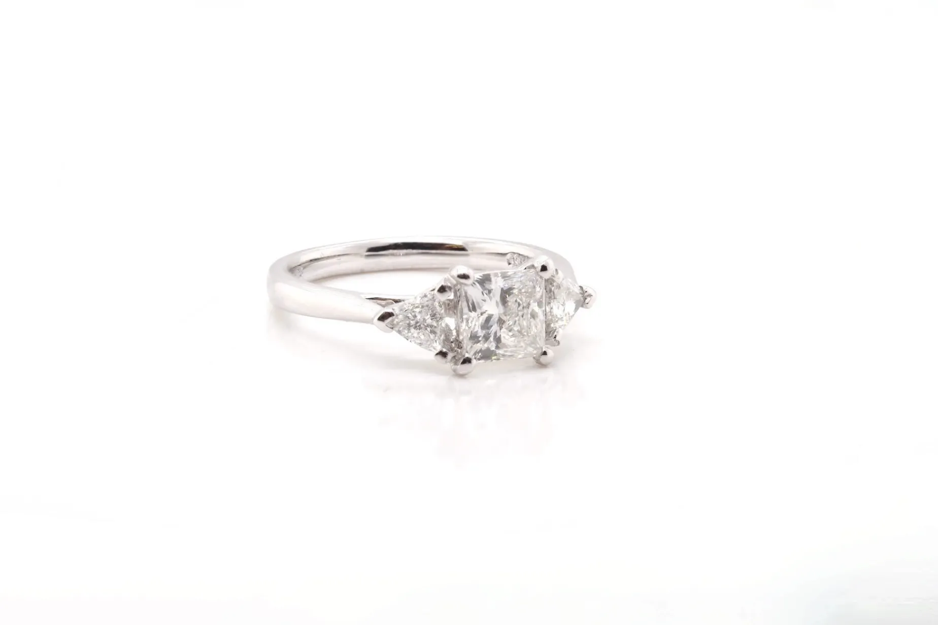 Bottazzi Blondeel Bague diamant taille princesse de 0,92ct F Vs1 Flash Sale