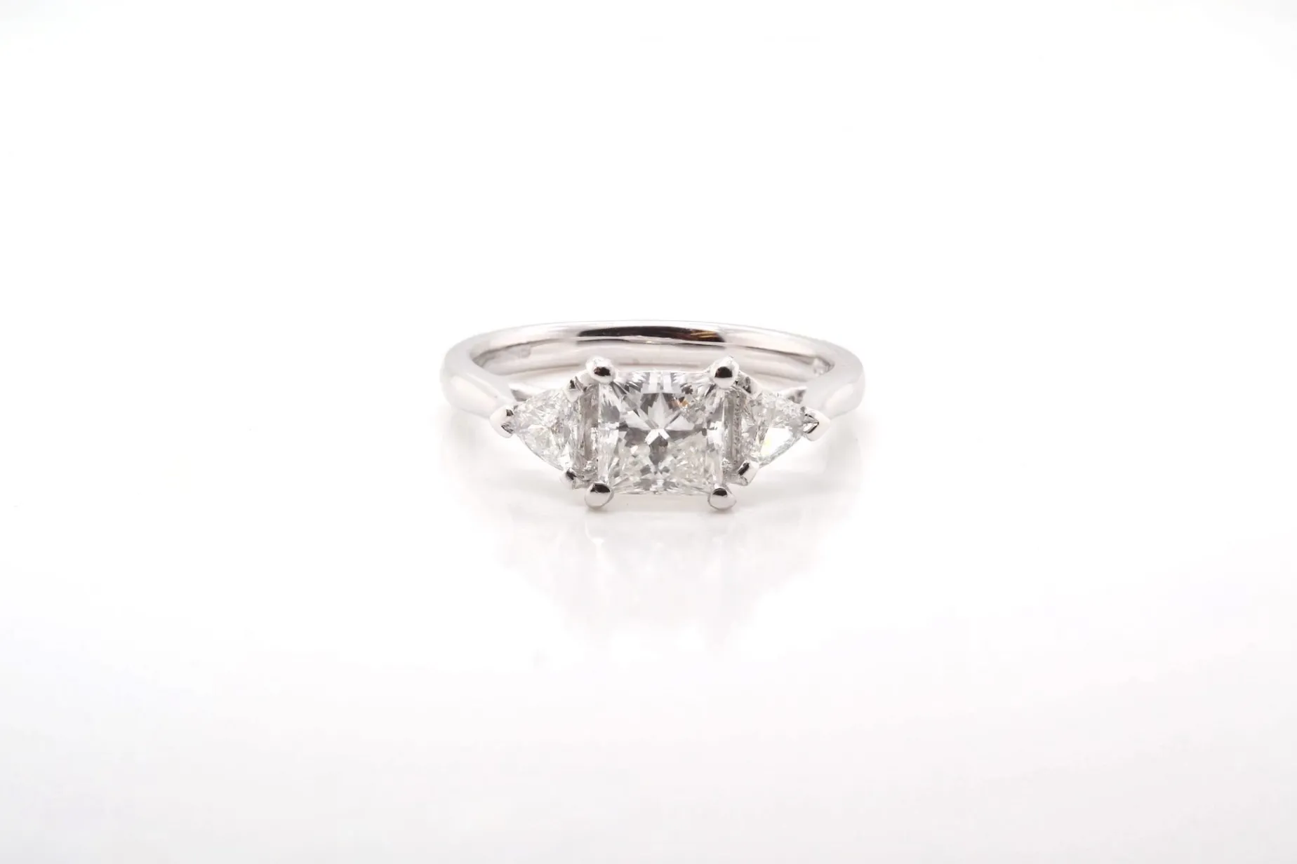 Bottazzi Blondeel Bague diamant taille princesse de 0,92ct F Vs1 Flash Sale