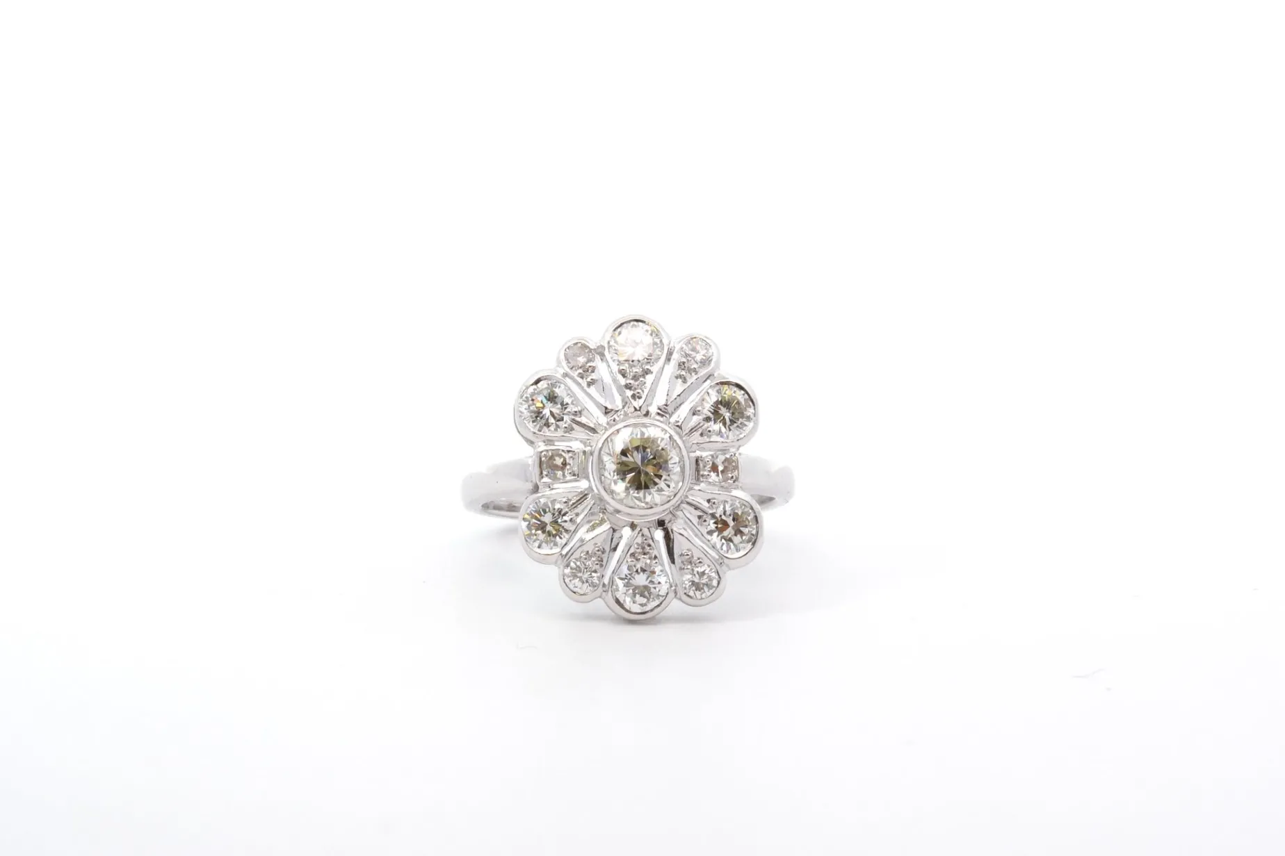 Bottazzi Blondeel Bague diamants en or blanc 14k Outlet