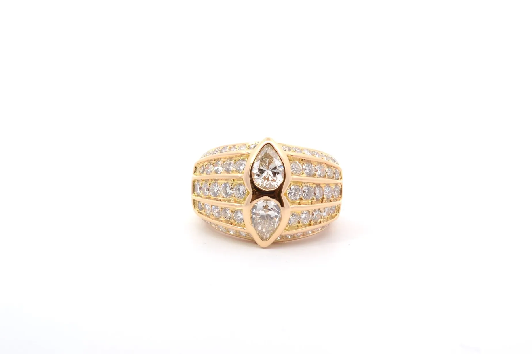 Bottazzi Blondeel Bague diamants en or jaune 18k Online