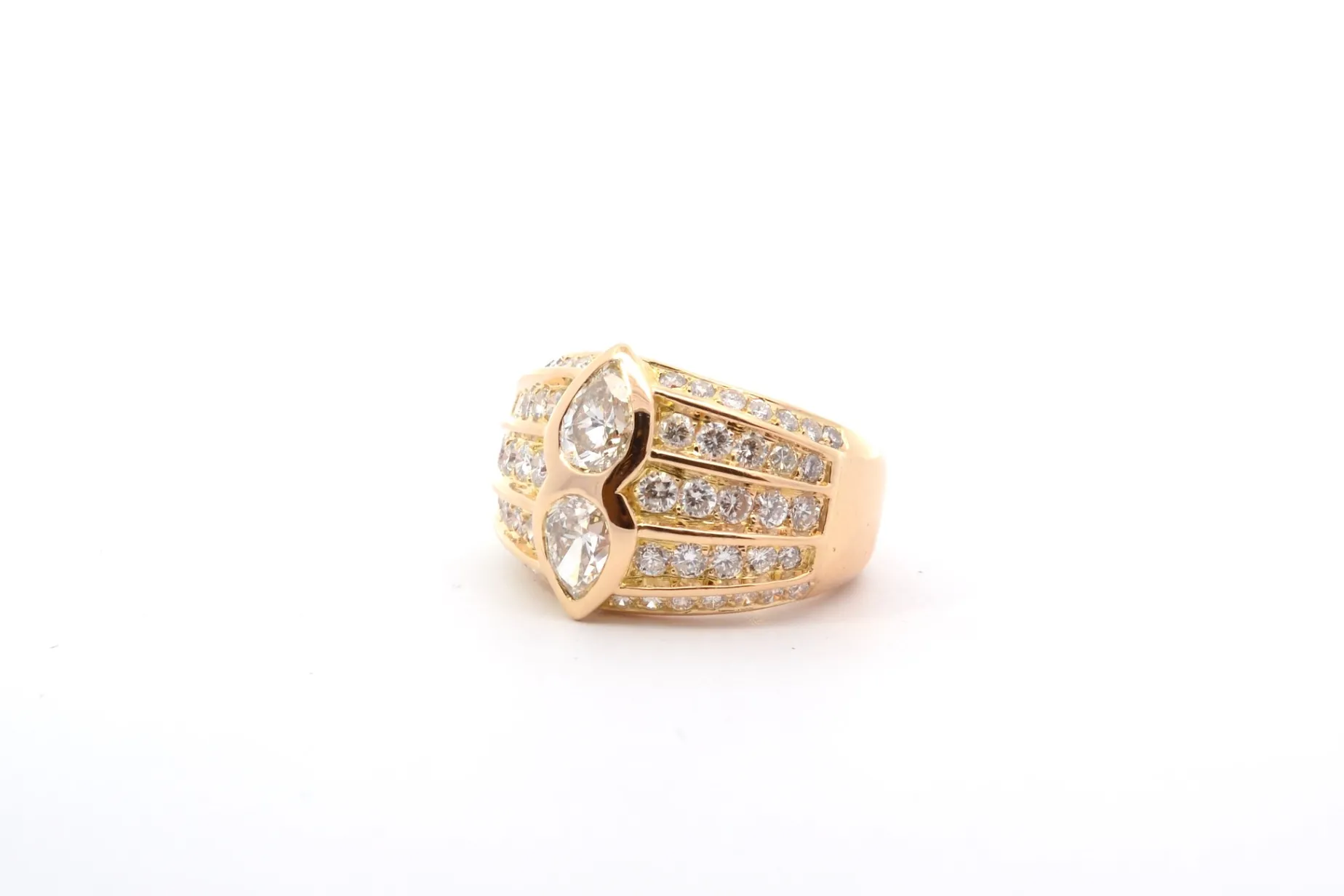 Bottazzi Blondeel Bague diamants en or jaune 18k Online