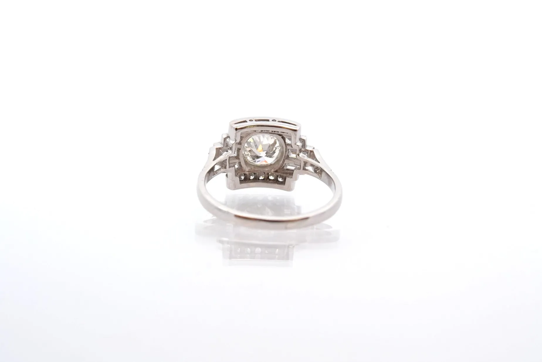 Bottazzi Blondeel Bague vintage de style art déco diamants Clearance