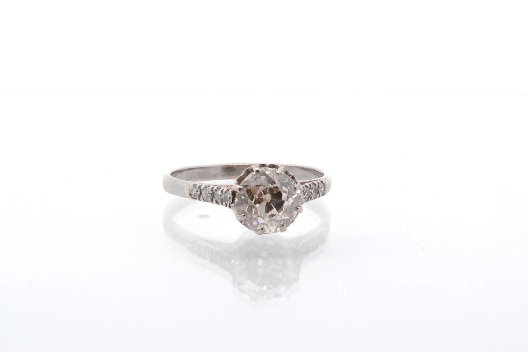 Bottazzi Blondeel Bague vintage diamants en platine Outlet