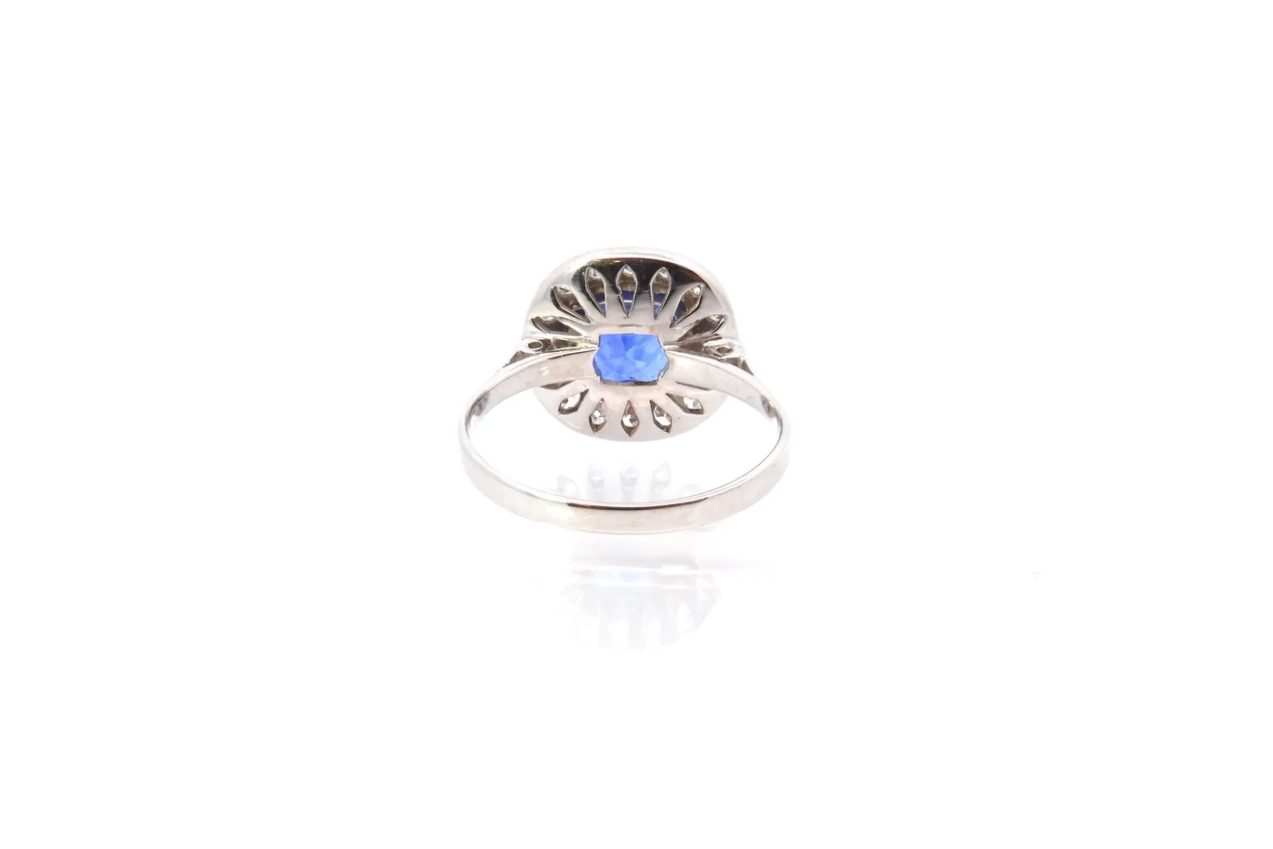 Bottazzi Blondeel Bague vintage saphir diamants New