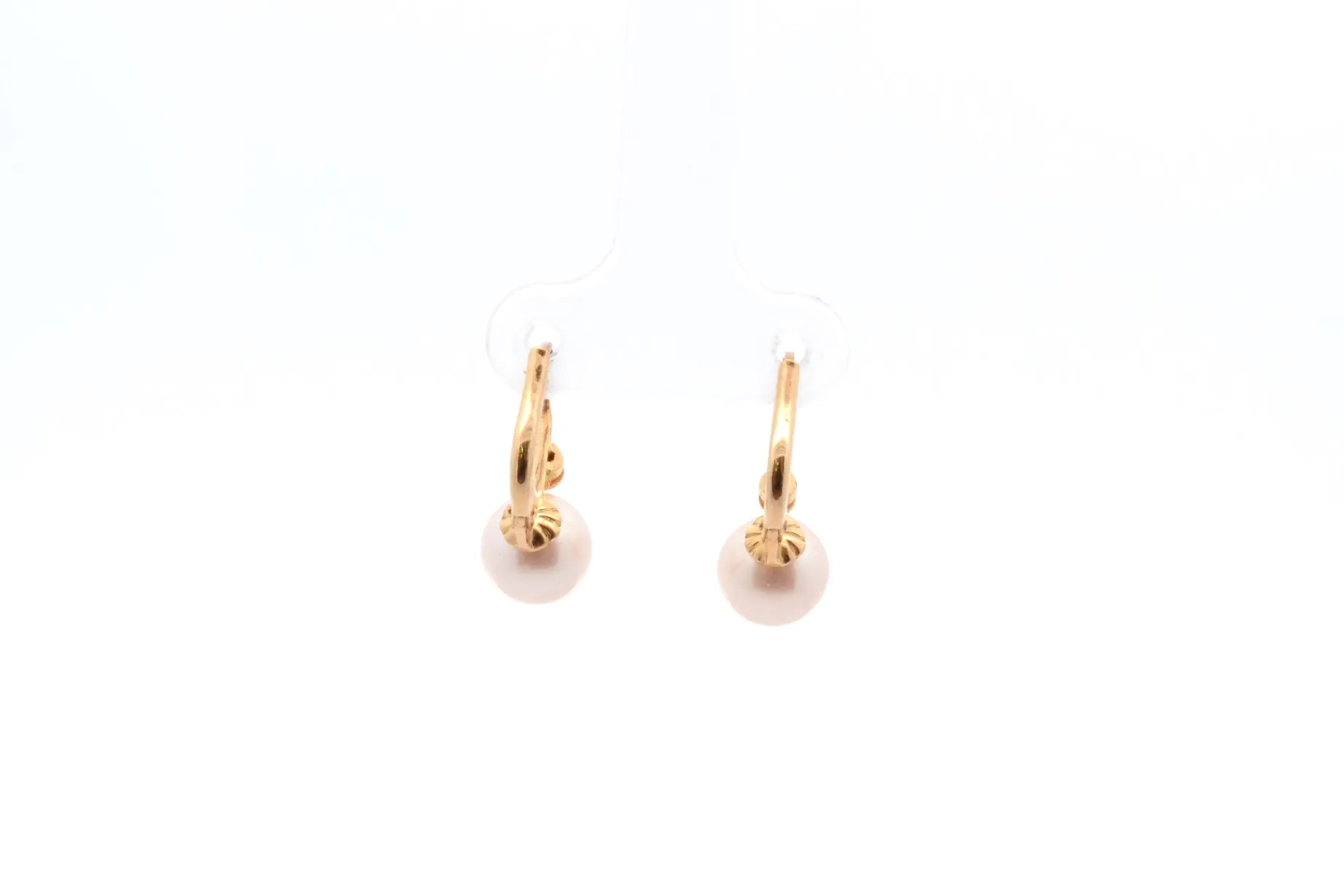 Bottazzi Blondeel Boucles d’oreilles perles de culture et diamants Cheap