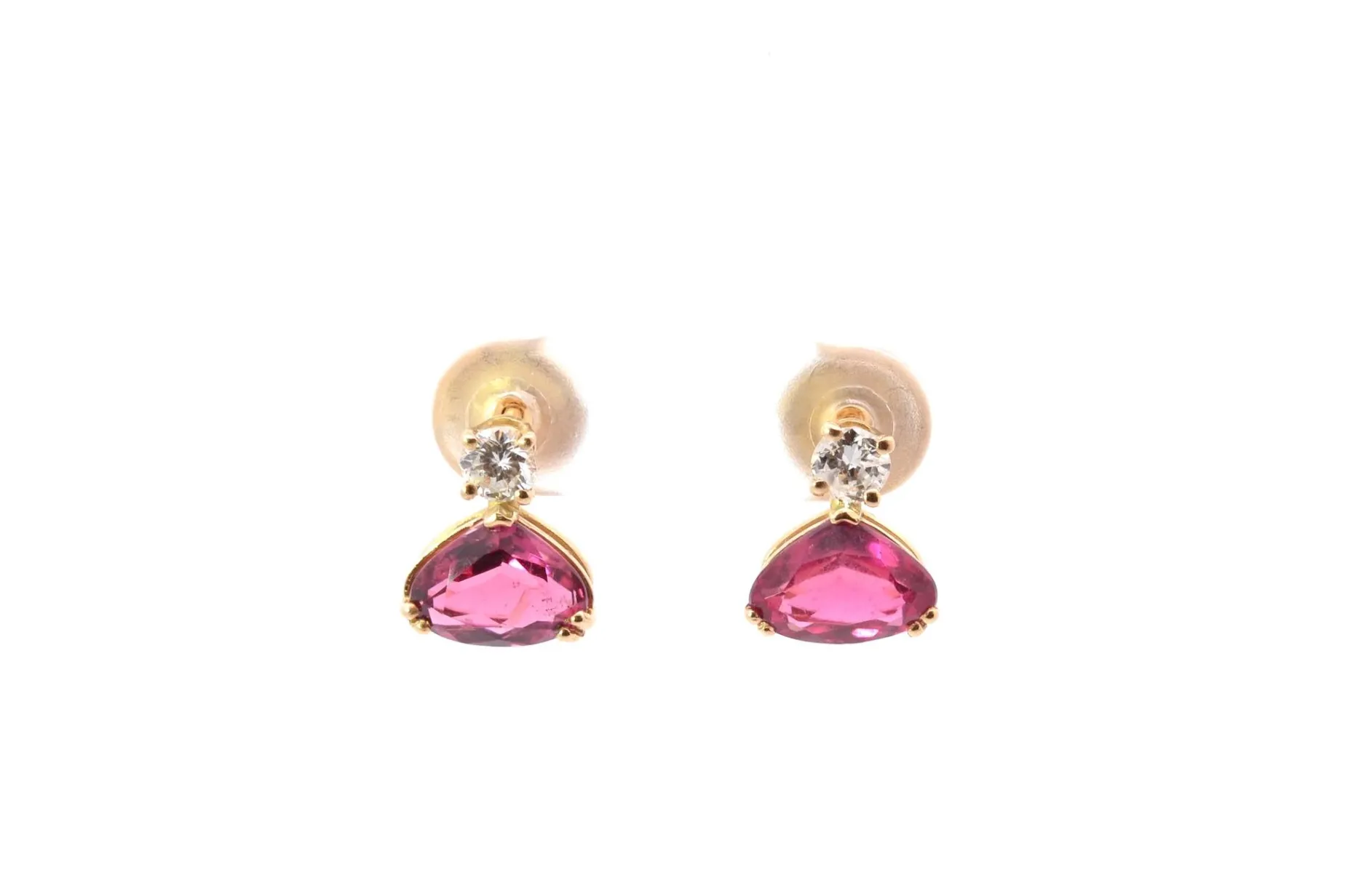 Bottazzi Blondeel Boucles d’oreilles tourmaline et diamants Sale