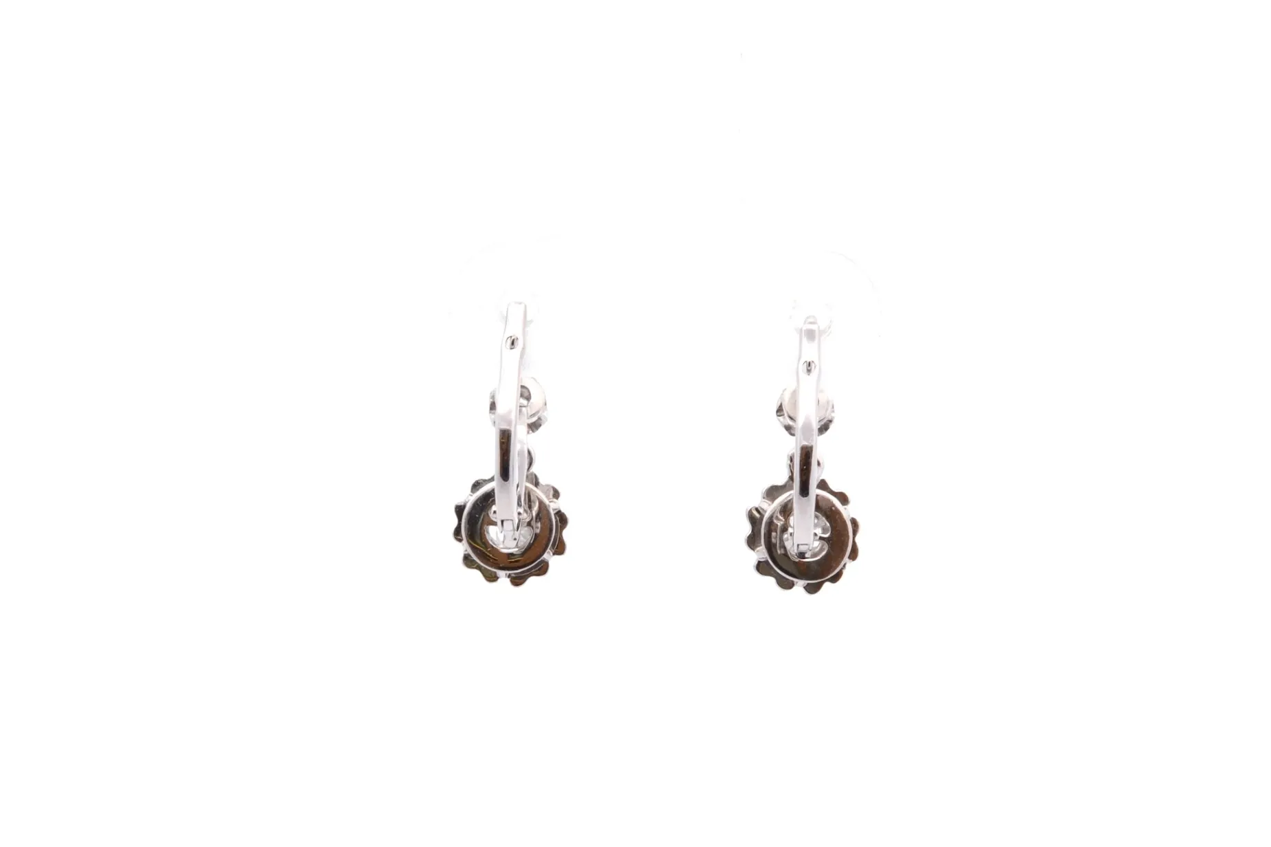 Bottazzi Blondeel Boucles d’oreilles vintage diamants en or 18k Cheap