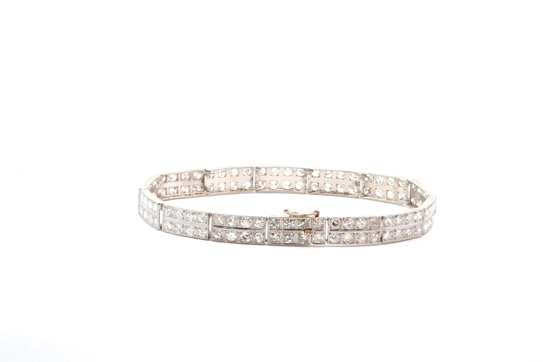 Bottazzi Blondeel Bracelet art déco diamants en platine Cheap