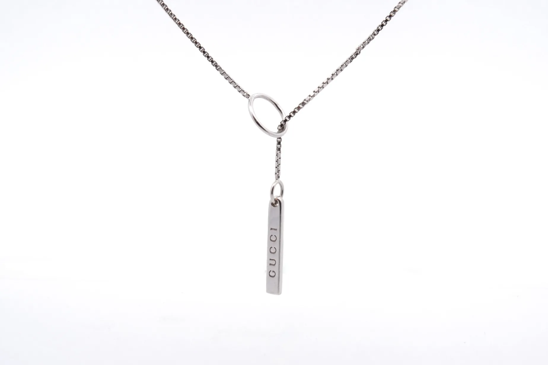 Bottazzi Blondeel Collier Gucci “link to love” en or blanc 18k Best Sale
