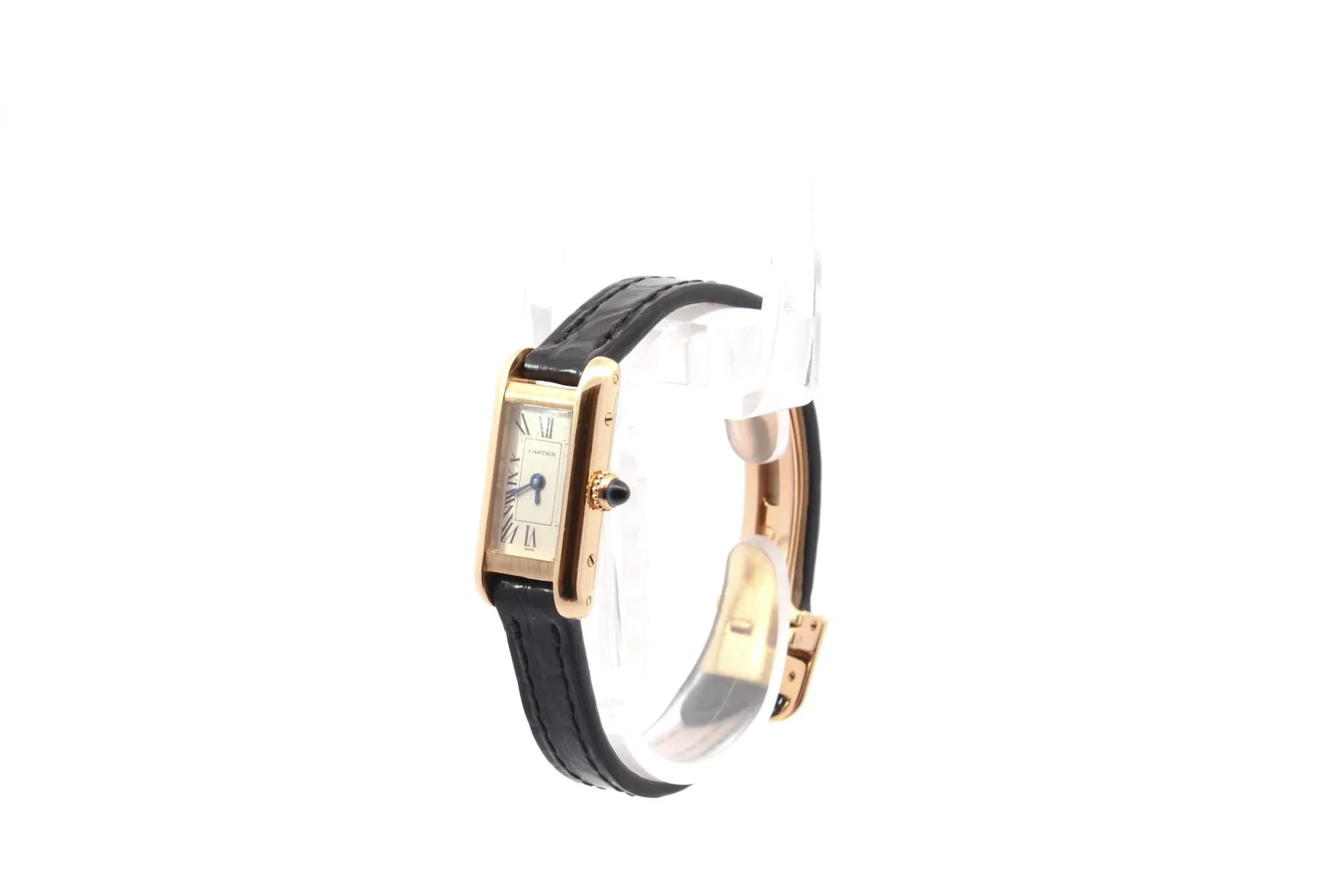 Bottazzi Blondeel Montre Cartier Mini tank en or jaune 18k Fashion