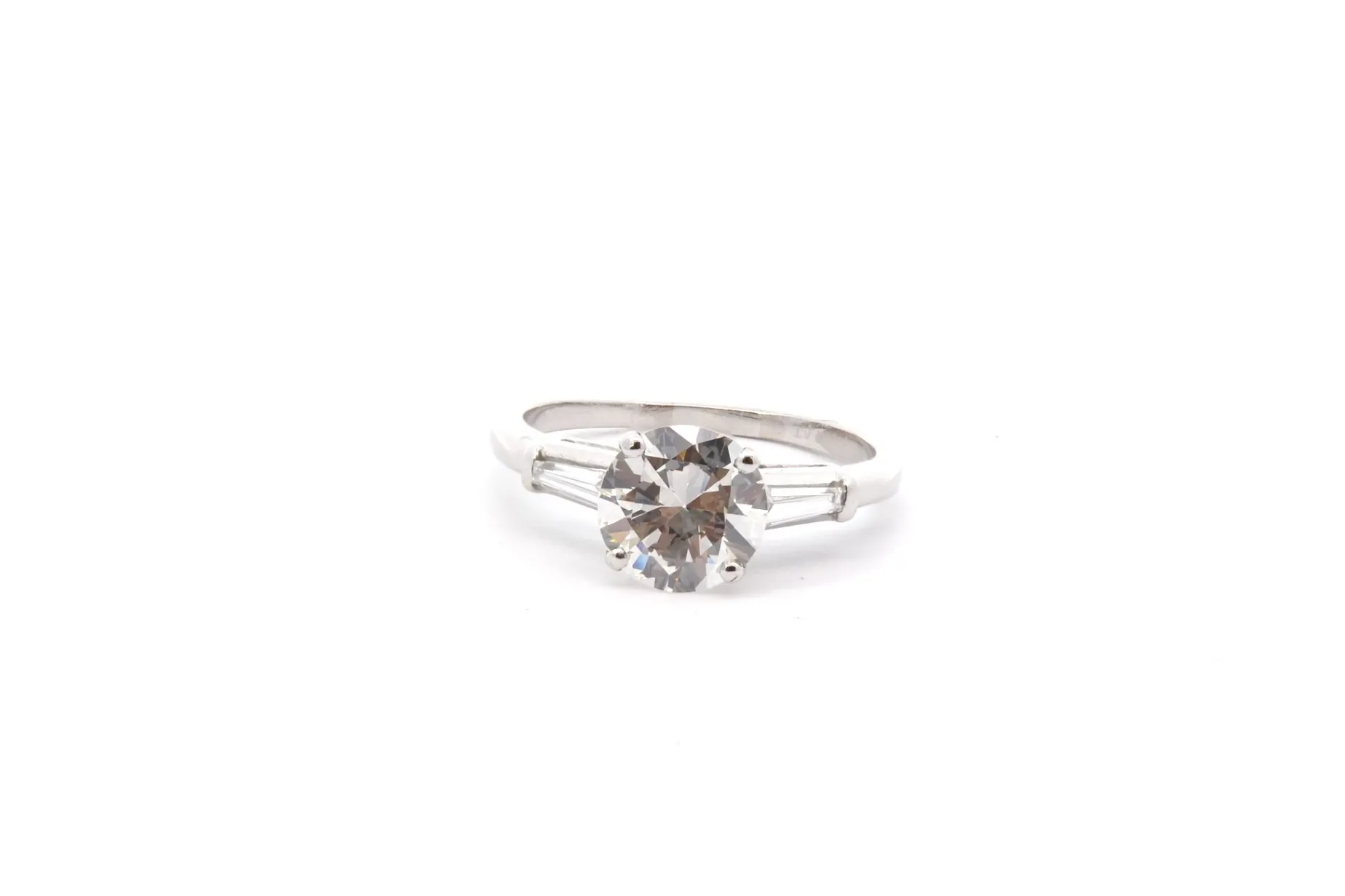 Bottazzi Blondeel Solitaire diamant 1,45cts J/VS1 en platine Shop